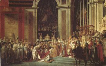 Jacques-Louis  David Consecration of the Emperor Napoleon (mk05) Sweden oil painting art